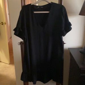 Zara Ruffled Sleeve Mini Dress